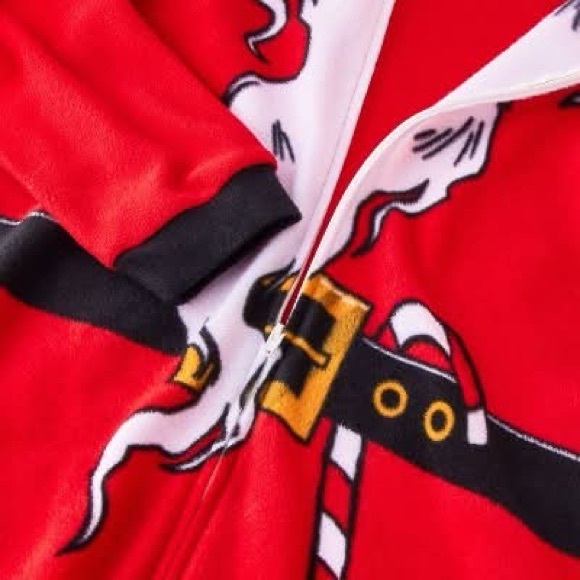 Disney The Nightmare Before Christmas Santa Jack Skellington Union Suit Pajamas - Picture 4 of 6